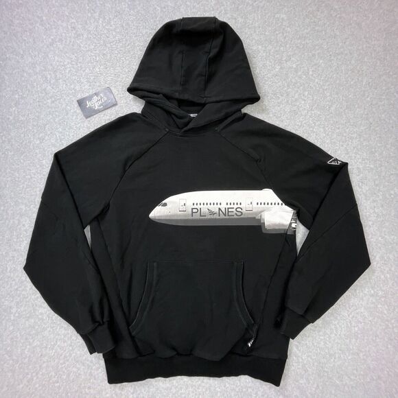 Paper Planes Streetwear Greatness is a Process Hoodie Small Black Sweatshirt - Picture 1 of 13